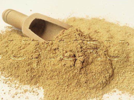Lehm Tonerde gelb gemahlen